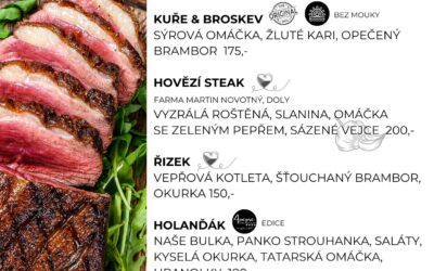 Obědové menu od 1.7.