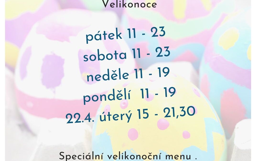 Velikonoční menu